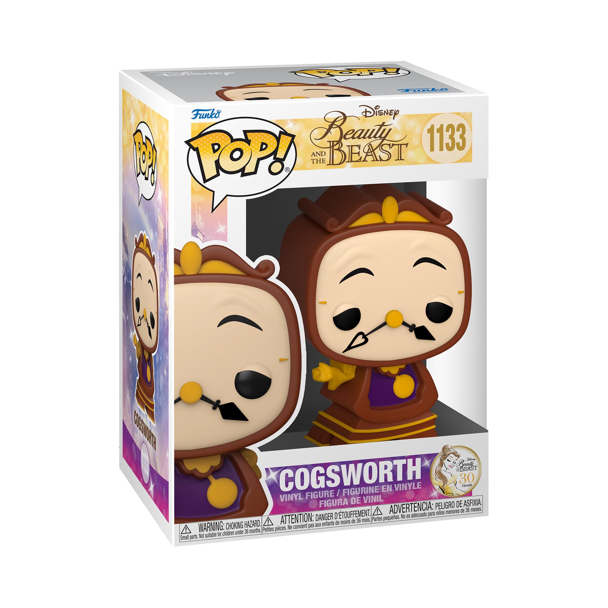 Foto 2 pulgar | Juguete Funko Pop! La Bella y La Bestia De Disney Cogsworth - Venta Internacional