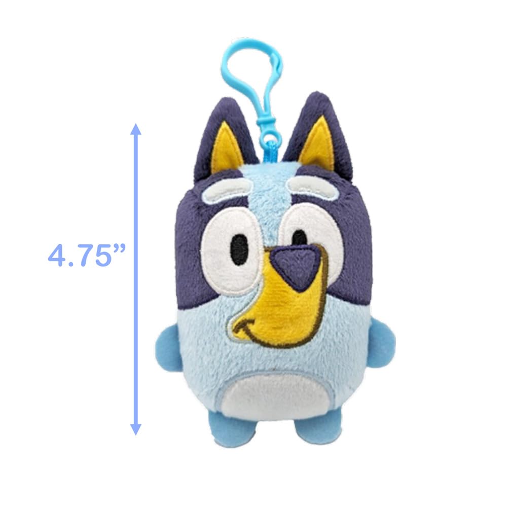 Foto 3 pulgar | Mini Peluche Bluey de 12 cm con Clip para Bolsas y Mochilas - Venta Internacional