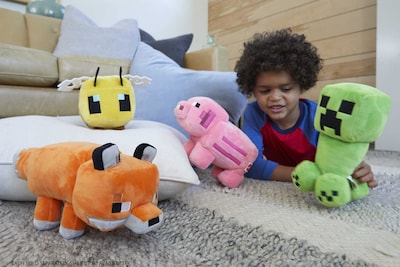 Foto 2 | Muñeco de Peluche Mattel Personaje de Minecraft- Venta Internacional
