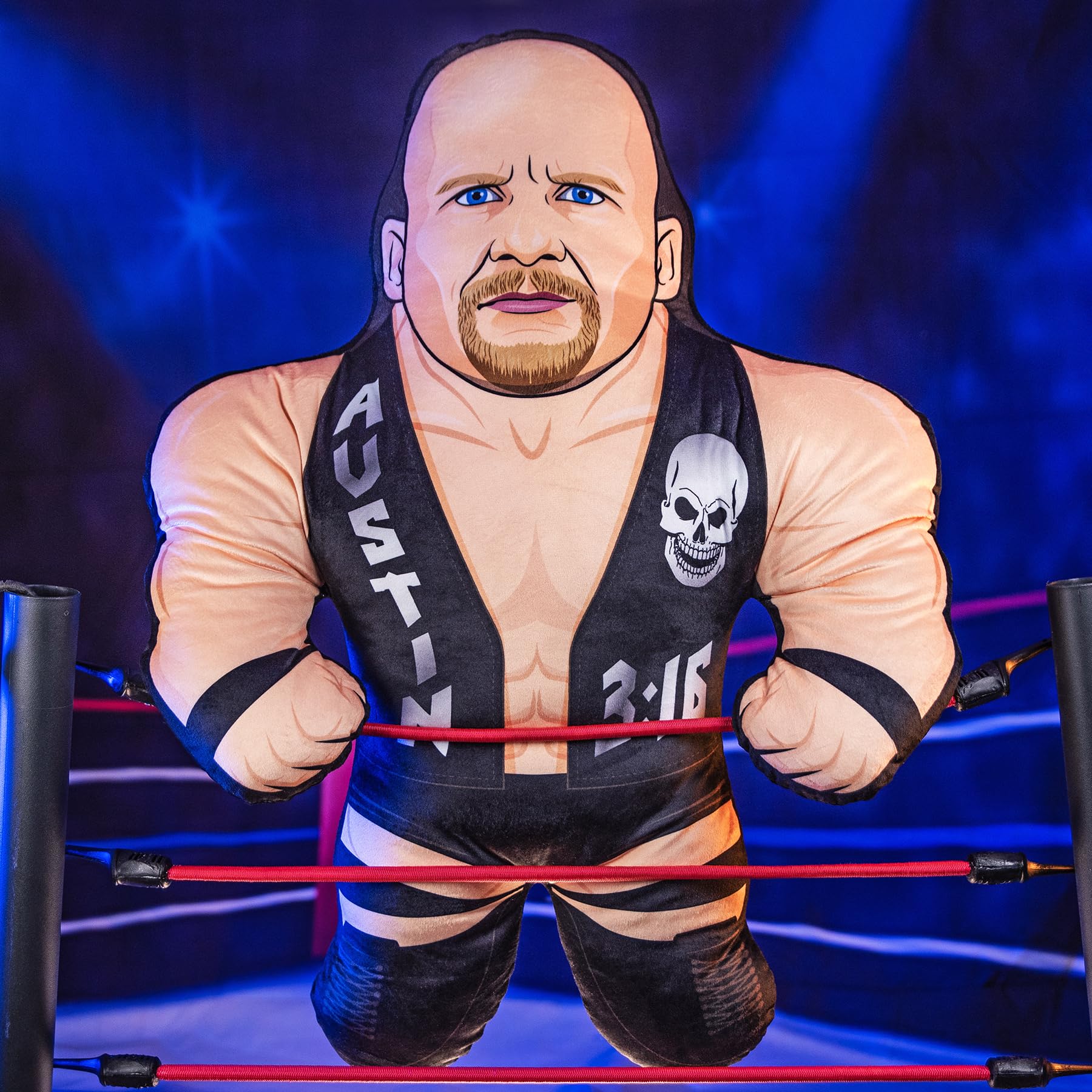 Foto 4 | Peluche Bleacher Creatures Wwe Stone Cold Steve Austin 24 " - Venta Internacional