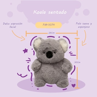 Foto 2 | Peluche Importadora La Merced de Koala