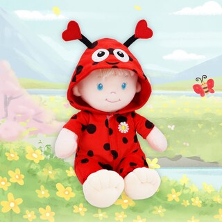 Foto 3 | Muñeca de Peluche June Garden Sweet Dolly Ladybug 30 cm - Venta Internacional