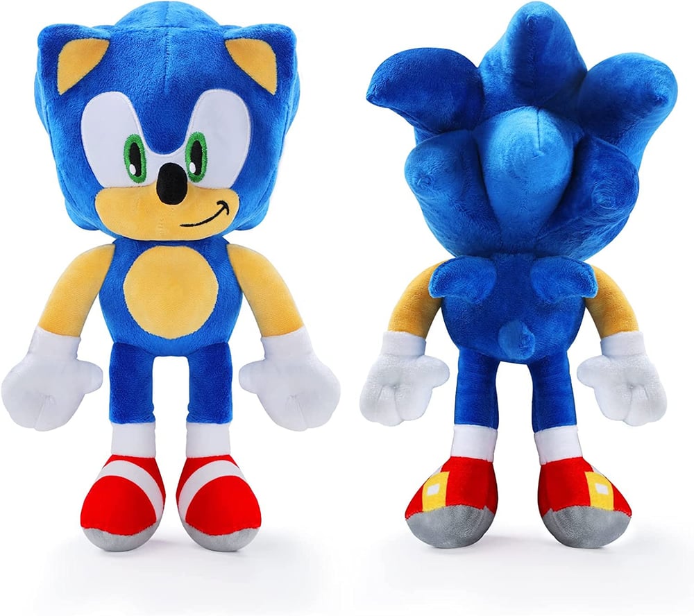 Foto 3 pulgar | Peluche Sonic Hedgehog de 30 Cm De Altura Hecho de Felpa - Venta Internacional
