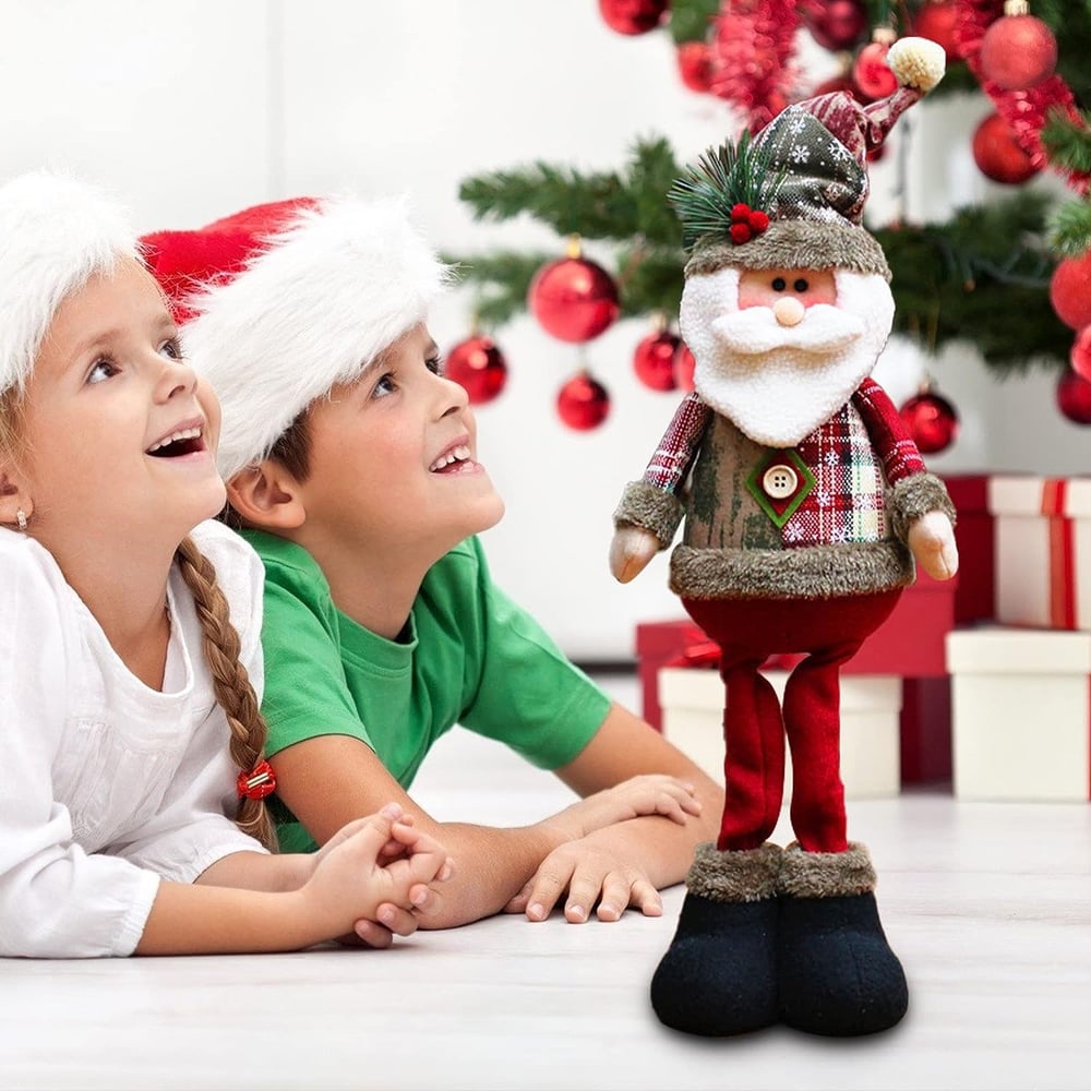 Foto 3 pulgar | Set de Muñecos de Peluche Navideños de 3 Piezas con Forma de Reno/Papá Noel/Muñeco de Nieve - Venta Internacional
