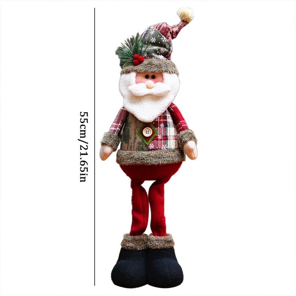 Foto 7 pulgar | Set de Muñecos de Peluche Navideños de 3 Piezas con Forma de Reno/Papá Noel/Muñeco de Nieve - Venta Internacional