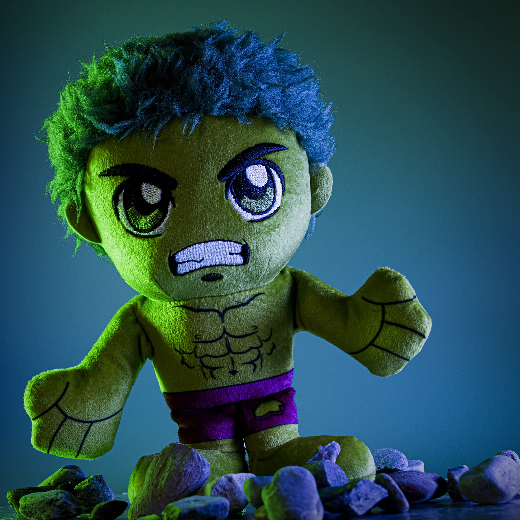 Foto 3 pulgar | Peluche Bleacher Creatures Marvel Hulk 8 Kuricha Sitting - Venta Internacional
