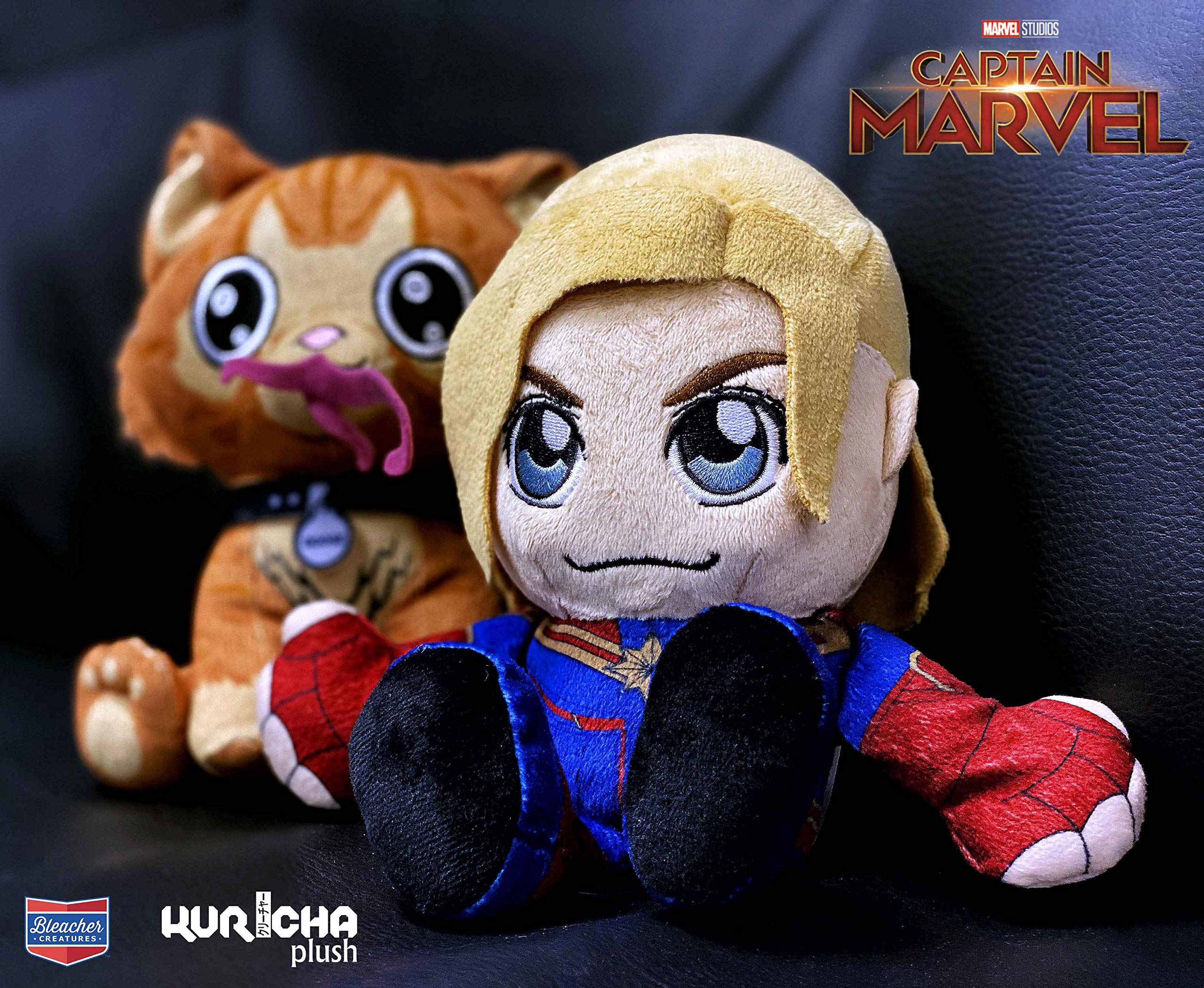 Foto 4 | Peluche Bleacher Creatures Marvel Captain Marvel de 8 Pulgadas - Venta Internacional