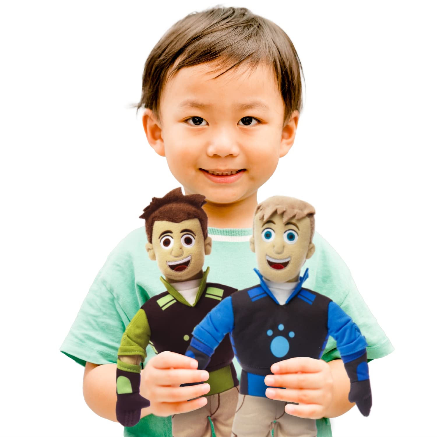 Foto 6 pulgar | Muñecos de Peluche Mighty Mojo Wild Kratts Chris & Martin - Venta Internacional