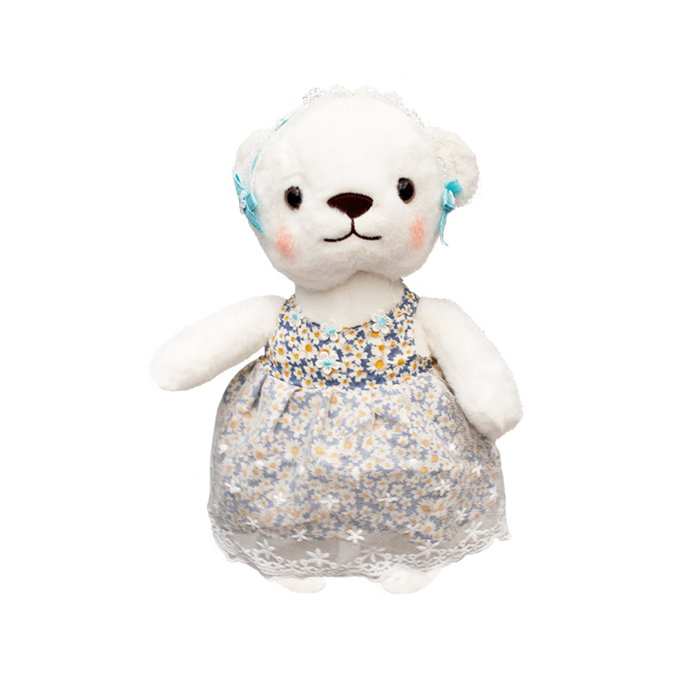 Foto 1 | Osita de Peluche con Vestido Floreado