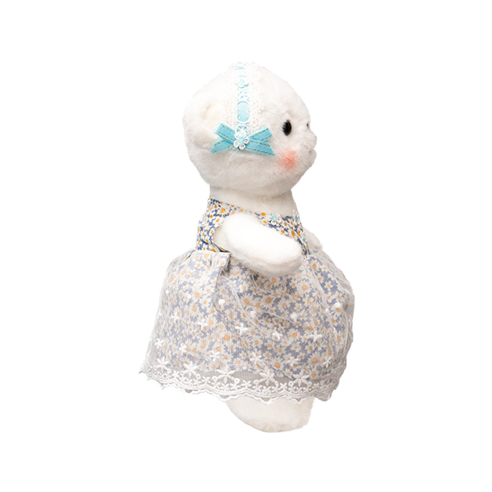 Foto 4 pulgar | Osita de Peluche con Vestido Floreado