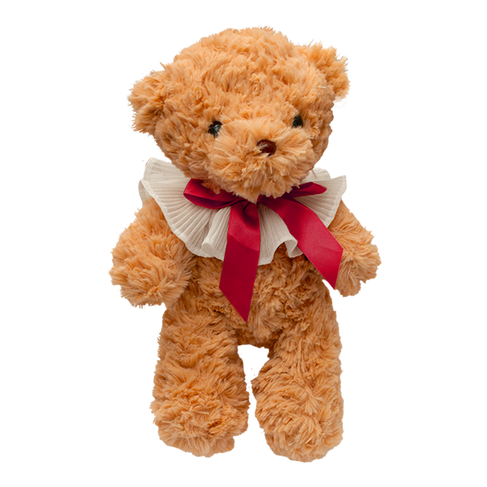 Osito De Peluche Vintage Café Tierno Y Suave Detalle 30cm