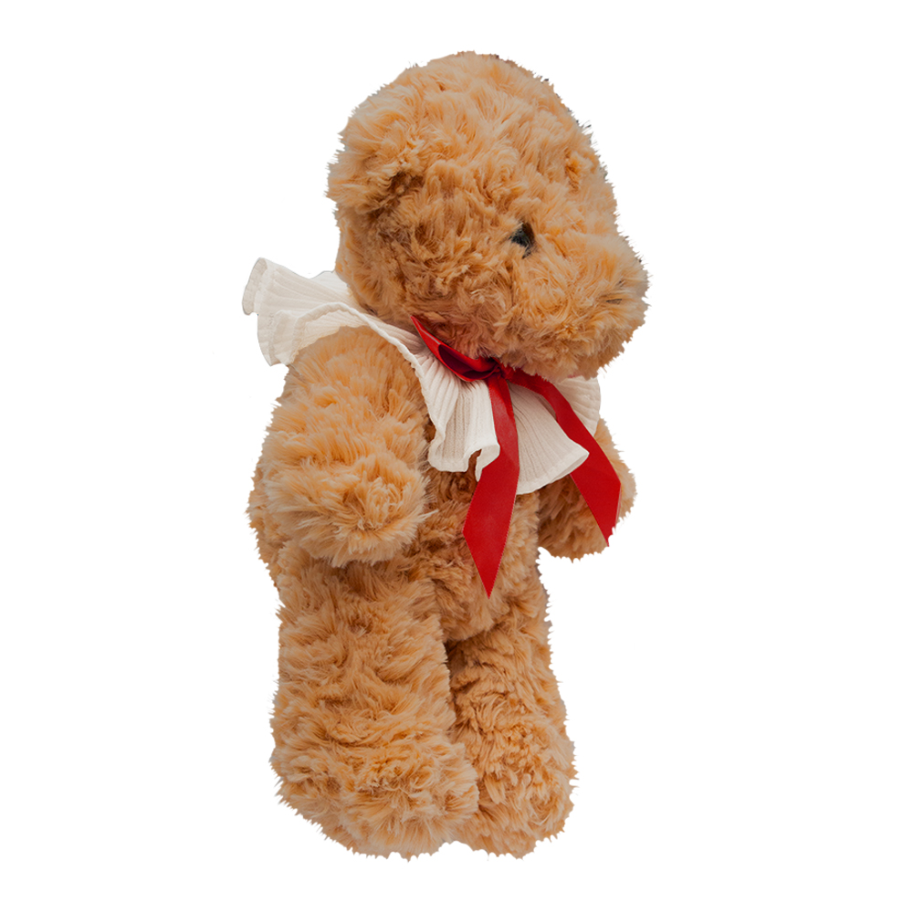 Foto 4 pulgar | Osito De Peluche Vintage Café Tierno Y Suave Detalle 30cm