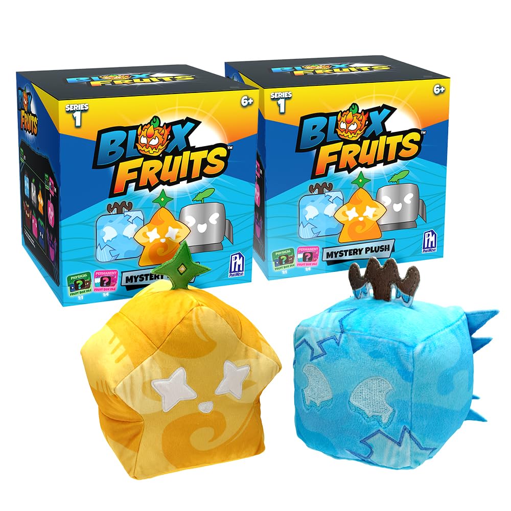 Pack de 2 Peluches Coleccionables Phatmojo Blox Fruits Mystery Fruit - Venta Internacional