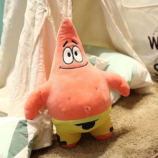 Foto 2 | Peluche De La Serie Animada De Bob Esponja Con La Estrella De Patrick 35 Cm - Venta Internacional