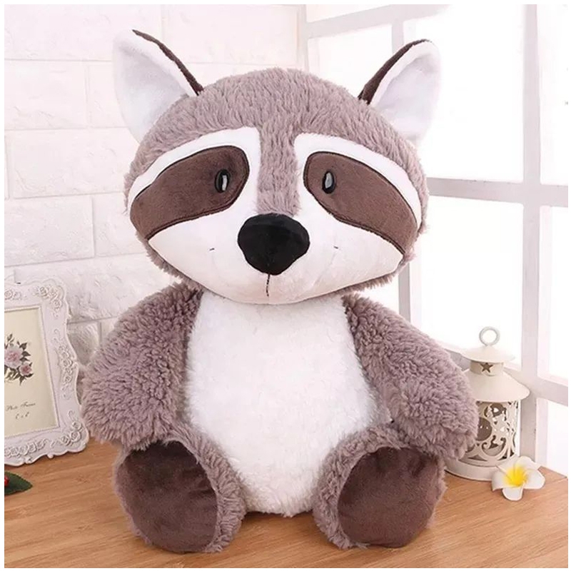 Foto 5 pulgar | Peluche con Forma de Mapache Gris - Venta Internacional