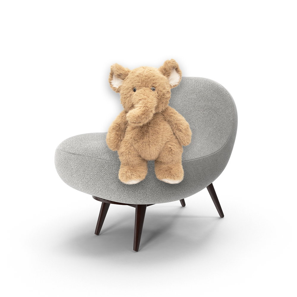 Foto 5 pulgar | Peluche de Elefante Peludo y Tierno de 44cm de Alto