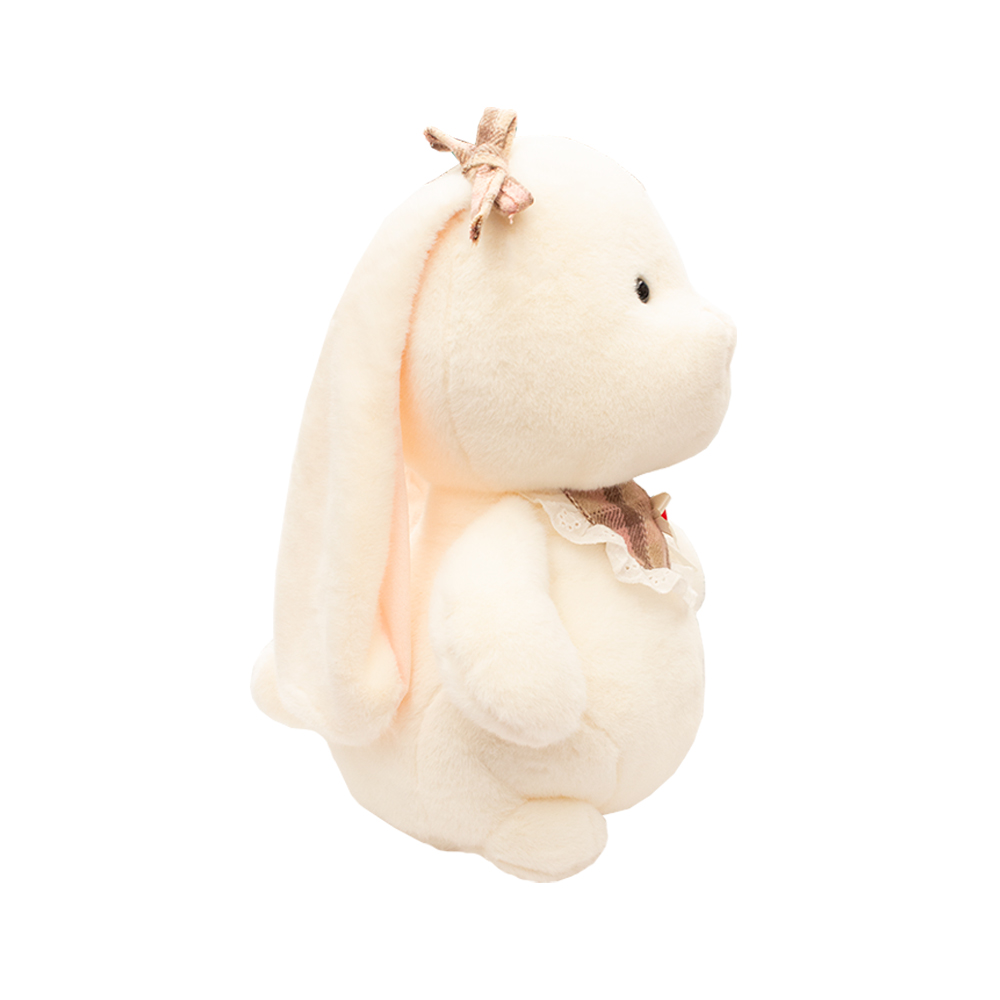 Foto 4 pulgar | Conejito De Peluche Vintage 35cm Suave Y Esponjoso Color Blanco