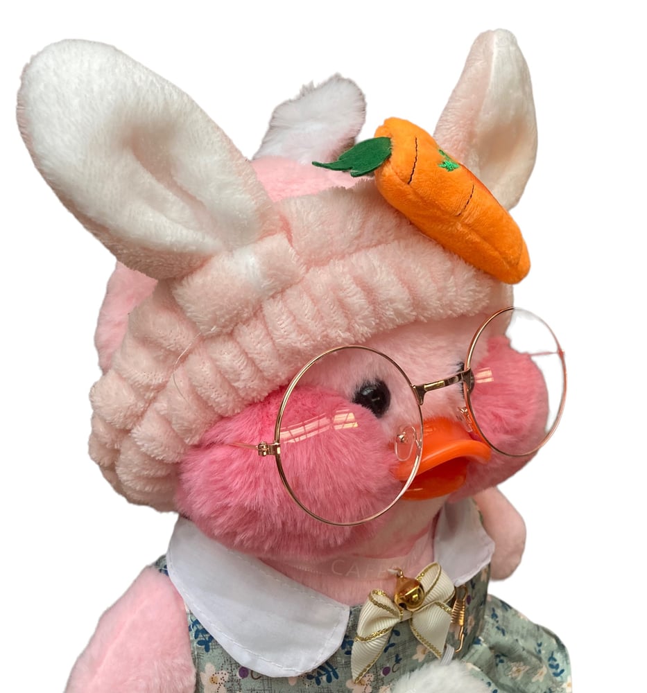 Foto 3 pulgar | Peluche Lalafanfan con Diadema de Pato con Conejo 30 Cm - Venta Internacional