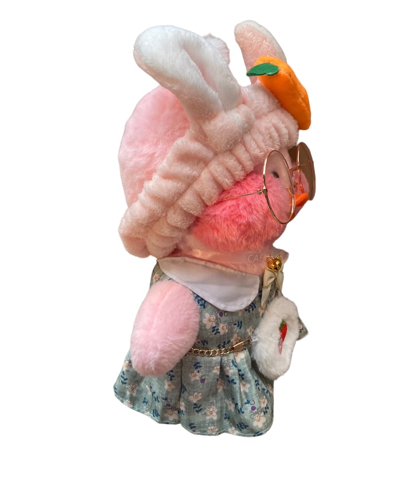 Foto 4 pulgar | Peluche Lalafanfan con Diadema de Pato con Conejo 30 Cm - Venta Internacional