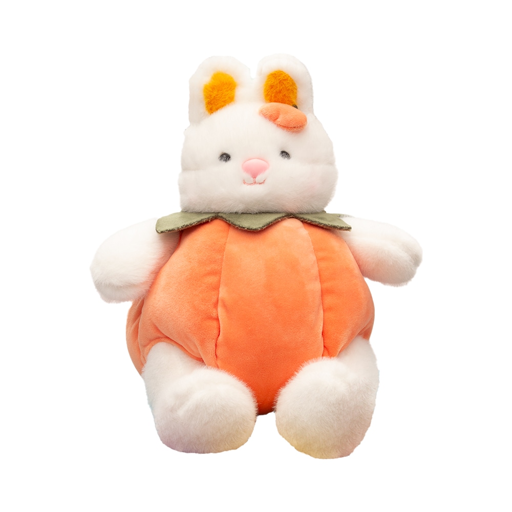 Peluche De Conejito Disfraz De Calabaza Suave Y Esponjoso $269