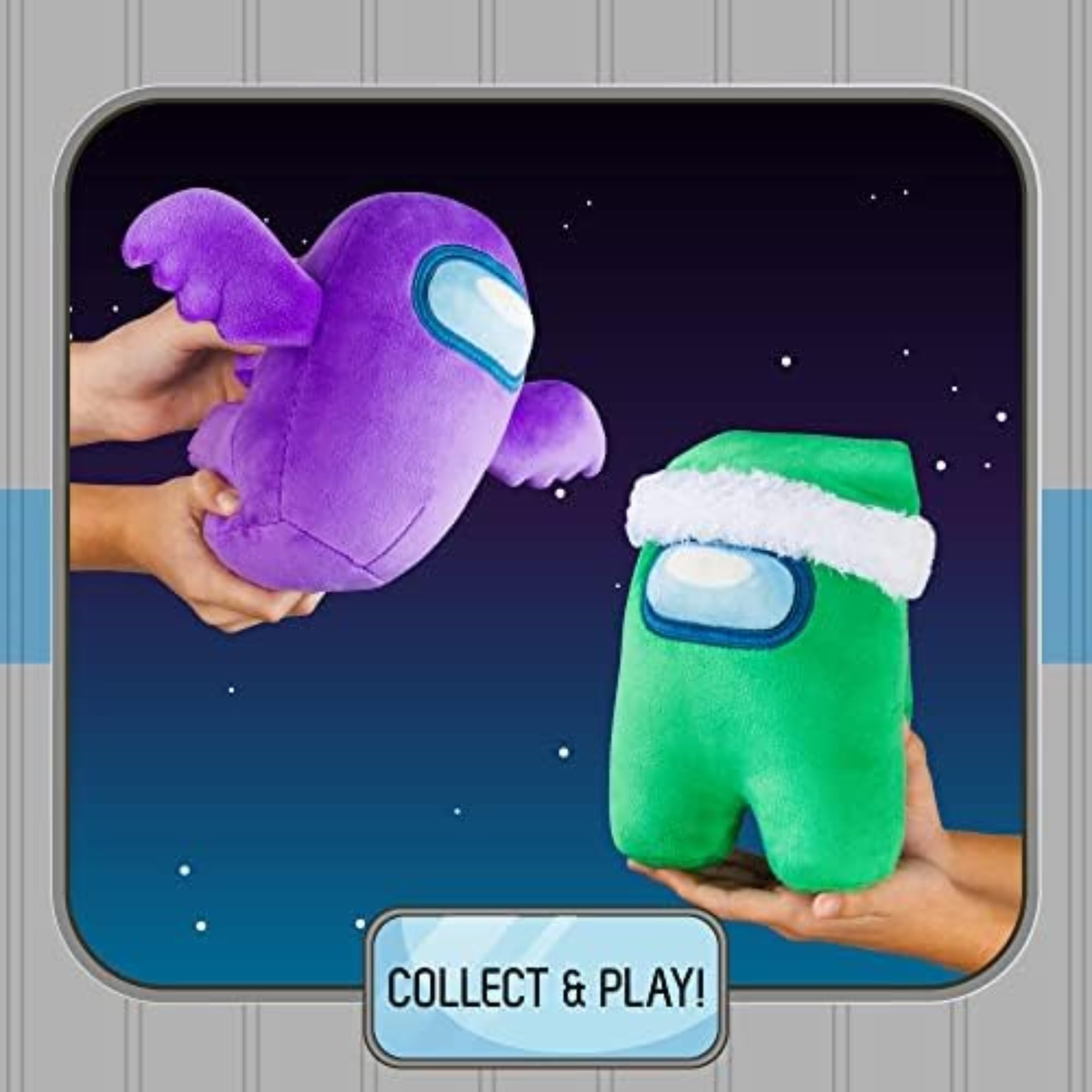 Foto 3 pulgar | Muñeco de Peluche Among Us Púrpura Ángel 30 cm - Venta Internacional