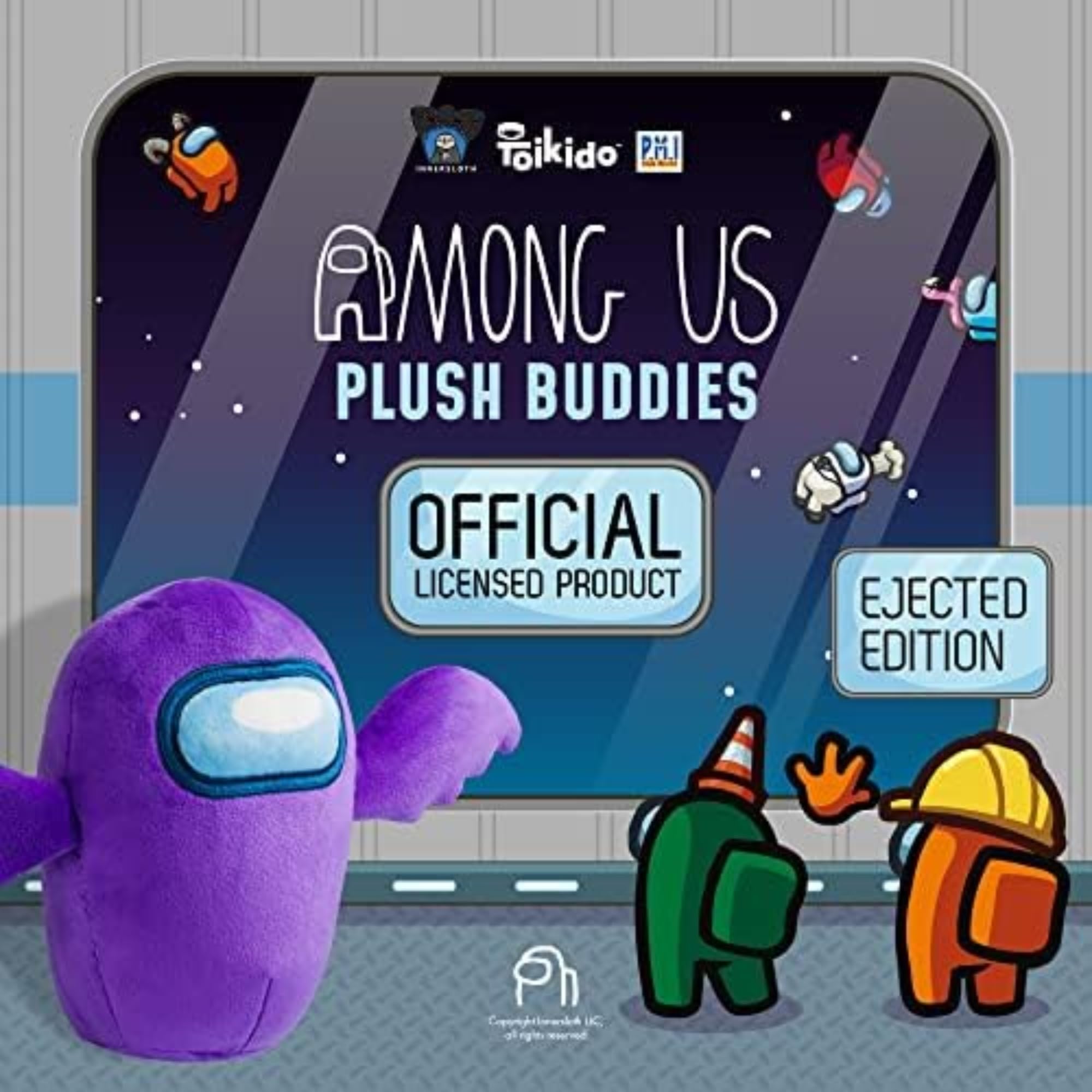 Foto 4 pulgar | Muñeco de Peluche Among Us Púrpura Ángel 30 cm - Venta Internacional