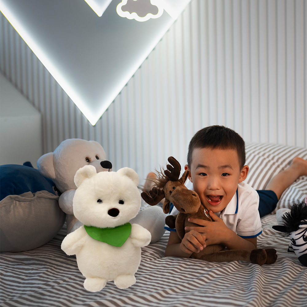Foto 4 | Oso Polar De Peluche Ultra Suave Y Esponjoso