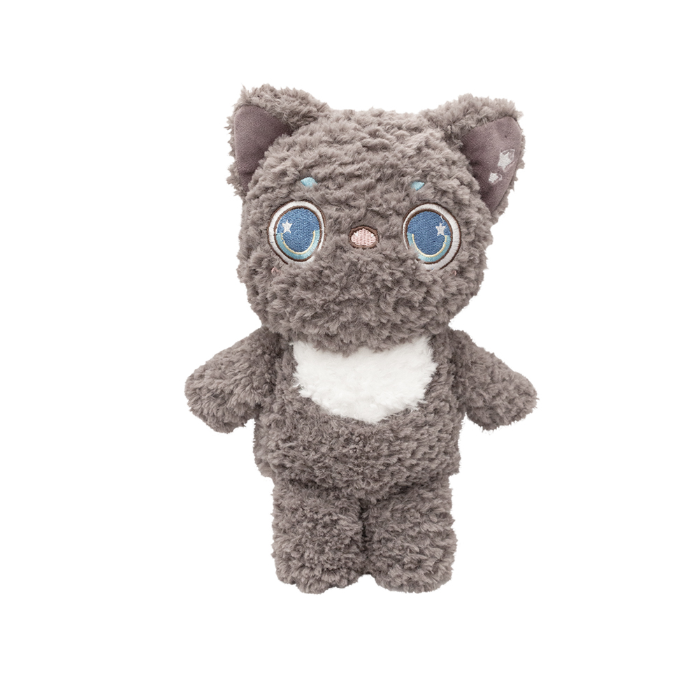 Foto 2 pulgar | Oso De Peluche Gris Tierno Pelaje Colorido Y Divertido Detalle
