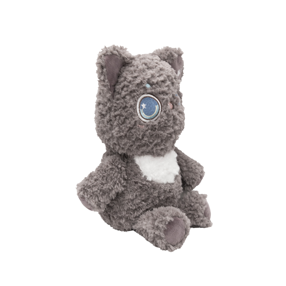 Foto 4 pulgar | Oso De Peluche Gris Tierno Pelaje Colorido Y Divertido Detalle