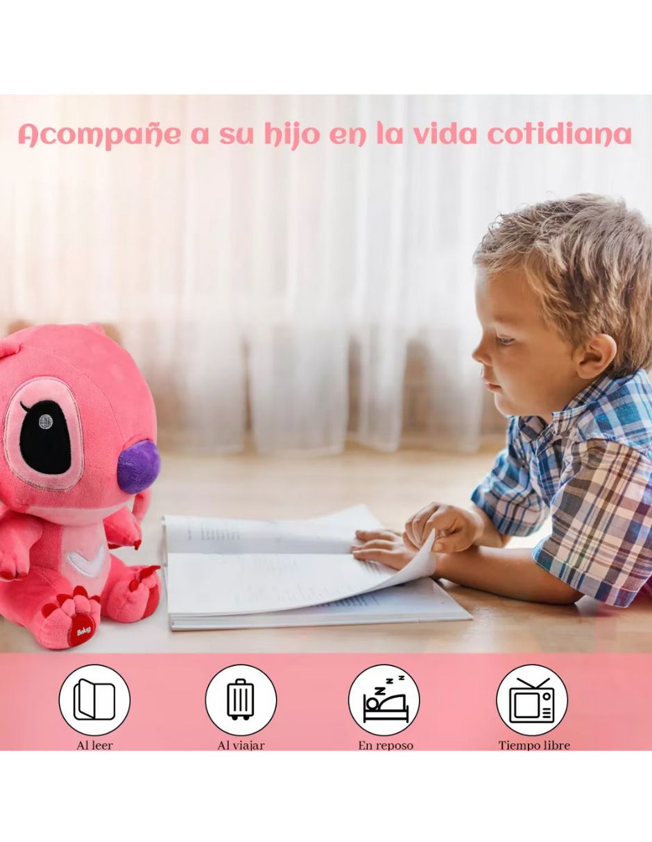 Foto 6 pulgar | Peluche Stitch Ángela 35 cm Kawaii