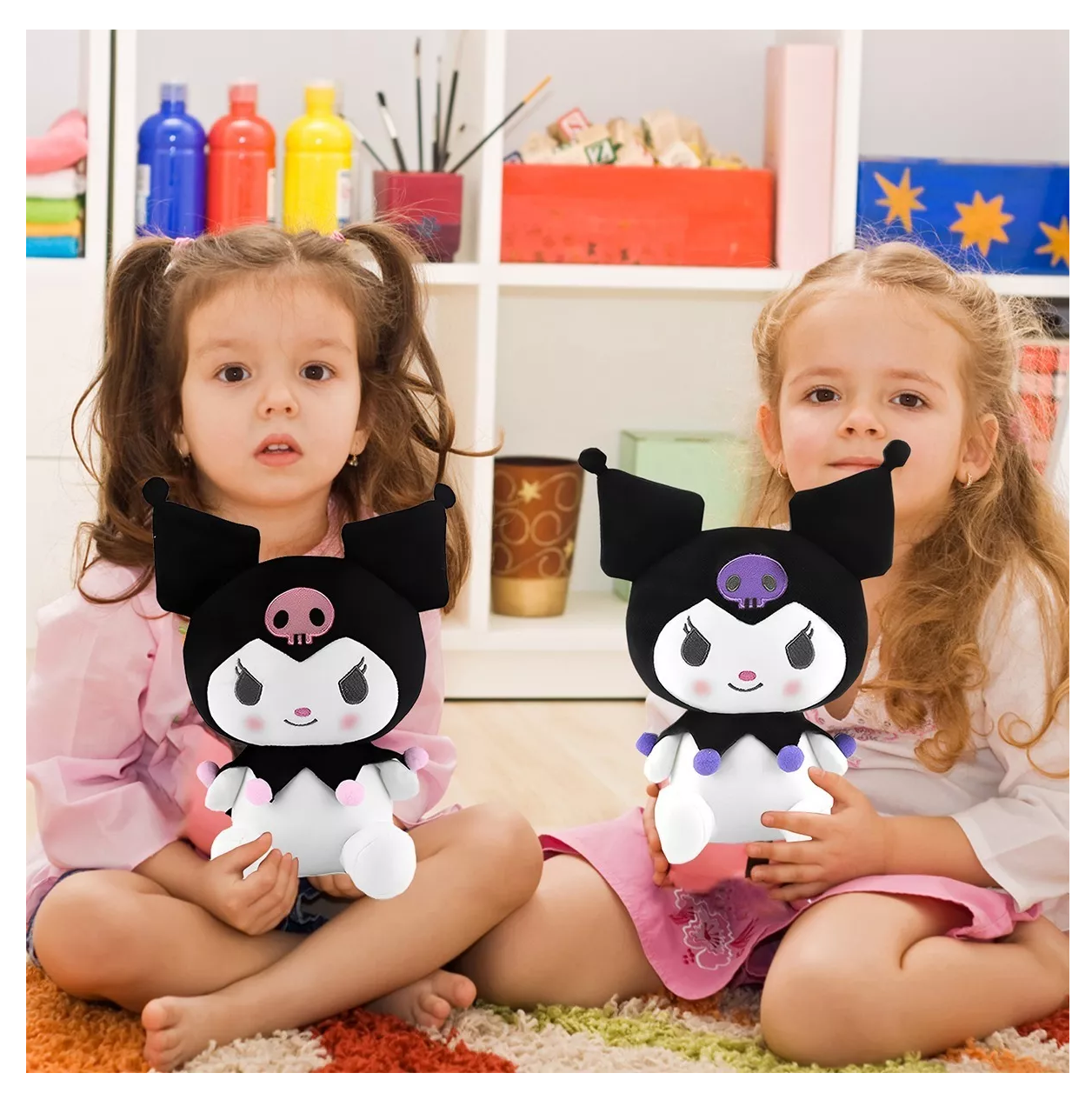 Foto 4 | Peluche Kuromi Lovely 2 piezas Rosa y Morado