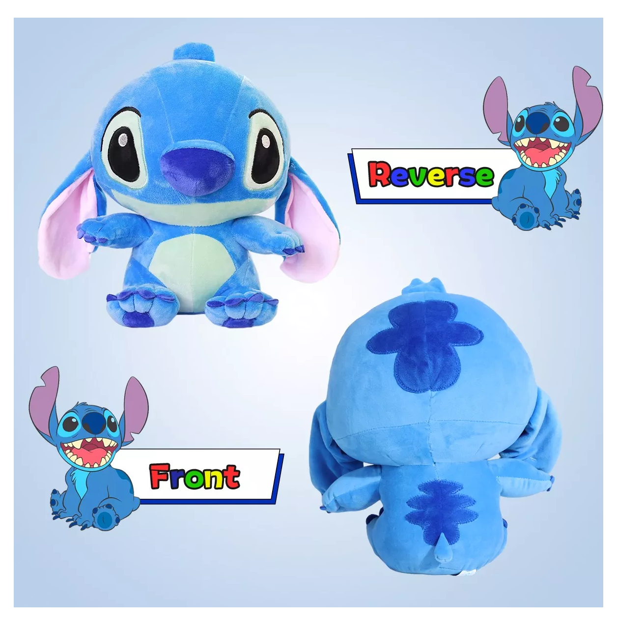 Foto 4 pulgar | Peluche Stitch 35 Cm Azul
