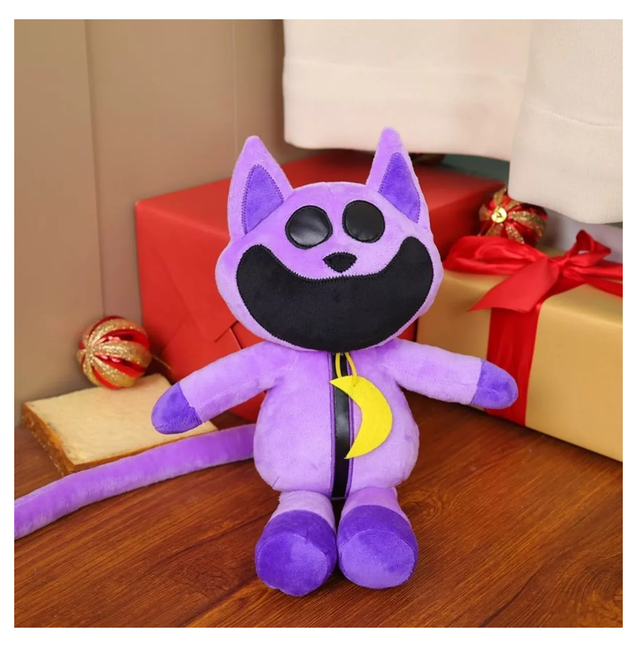 Foto 6 pulgar | Figura de Peluche Smiling Critters Catnap Púrpura