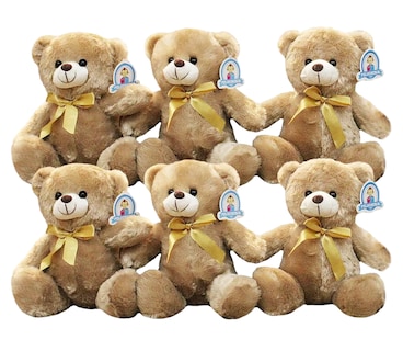 Foto 1 | Osos de Peluche Peluchería Clásicos 6 Piezas color Miel
