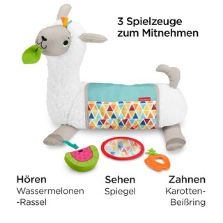 Foto 3 | Juguete para Bebés Fisher-Price Grow With Me Tummy Time Llama - Venta Internacional