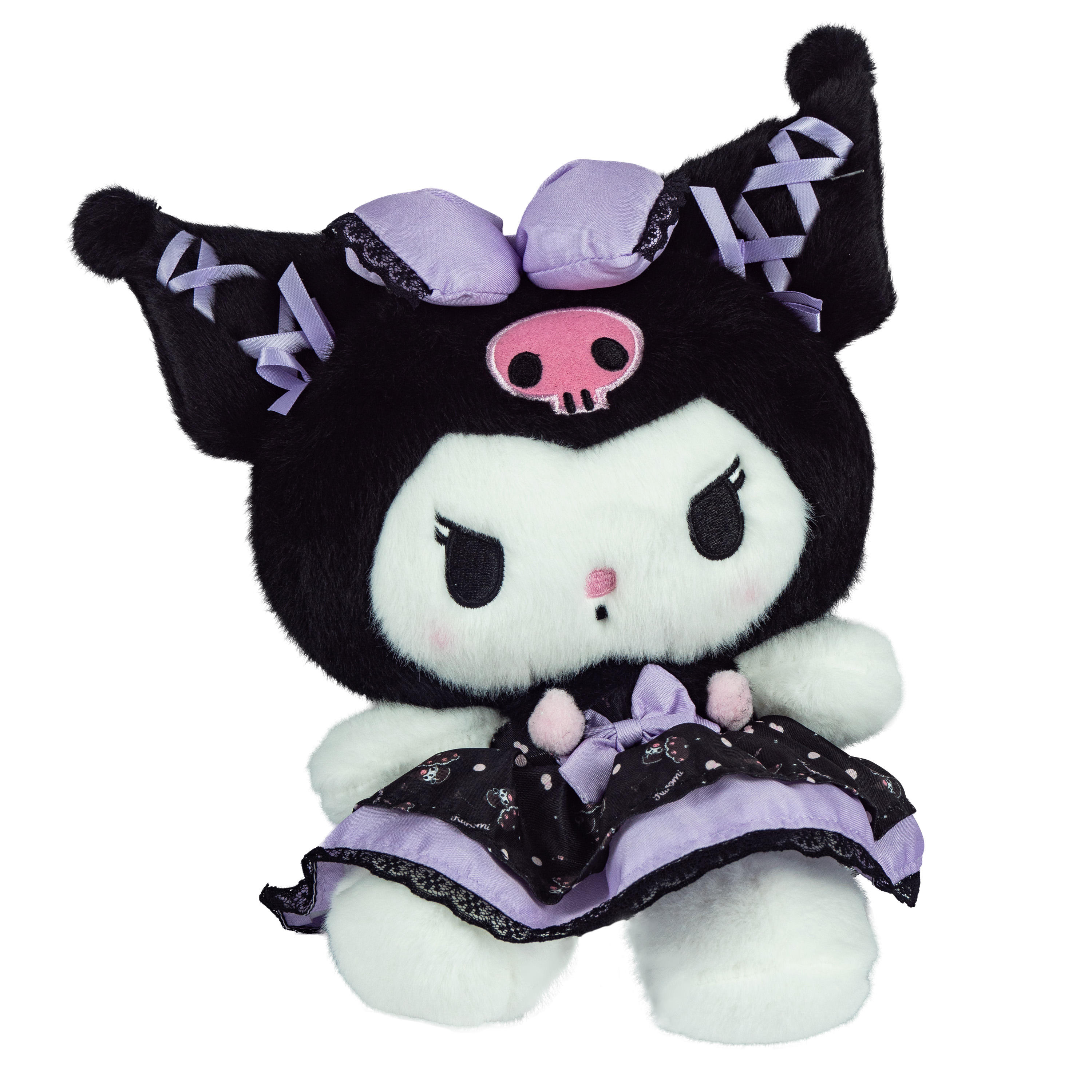 Peluche De Kuromi Vestido Negro