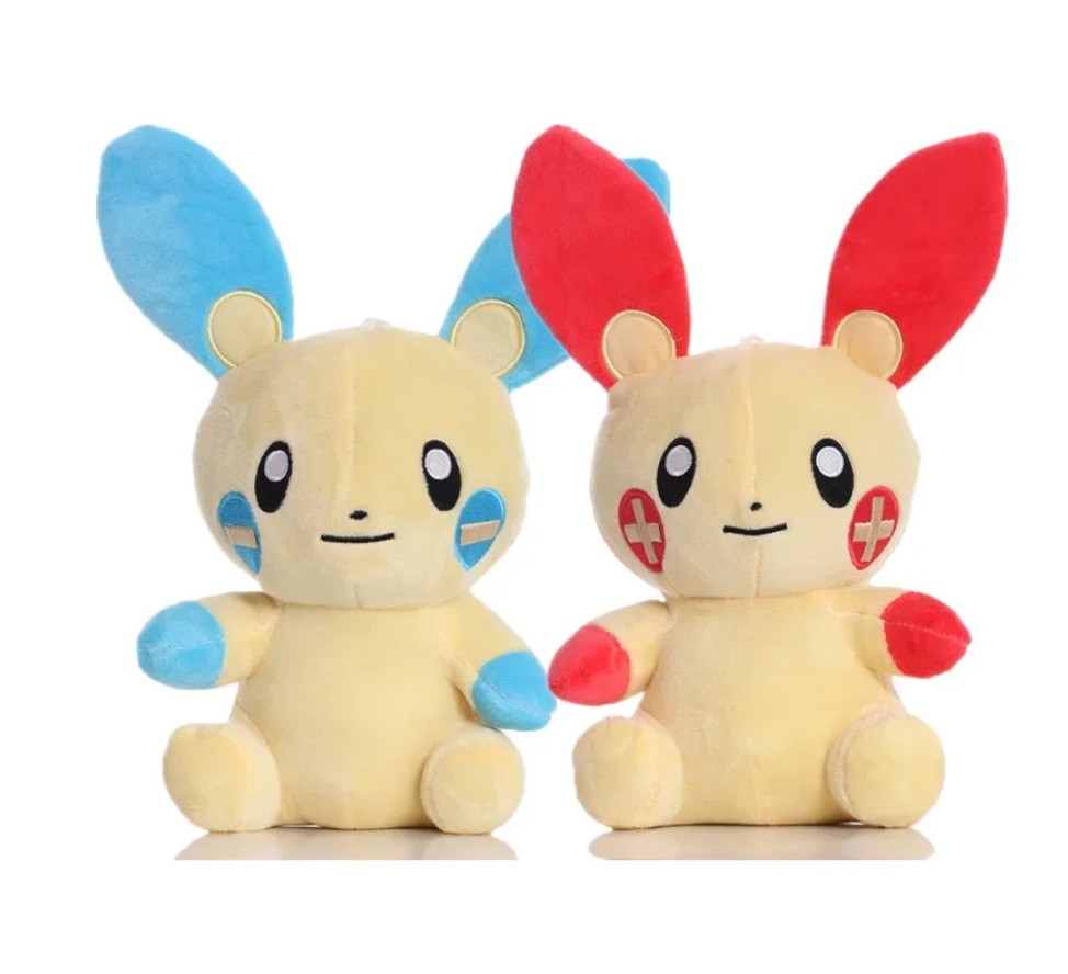 Peluches Plusle y Minun Pokémon Paquete 2