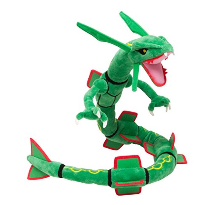 Foto 2 pulgar | Peluche Pokémon Rayquaza Esmeralda