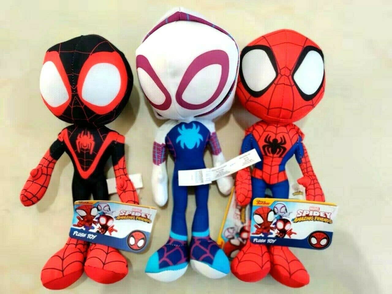 Foto 3 pulgar | Set De Figuras De Peluche Spidey Y Sus Increíbles Amigos Marvel - Venta Internacional.