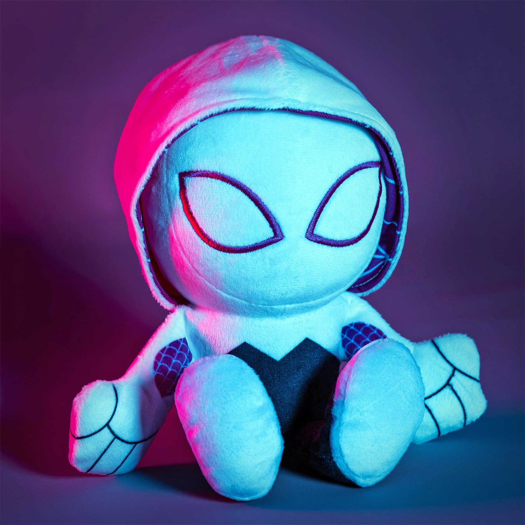 Foto 7 pulgar | Peluche Bleacher Creatures Marvel Ghost Spider 20 Cm - Venta Internacional.