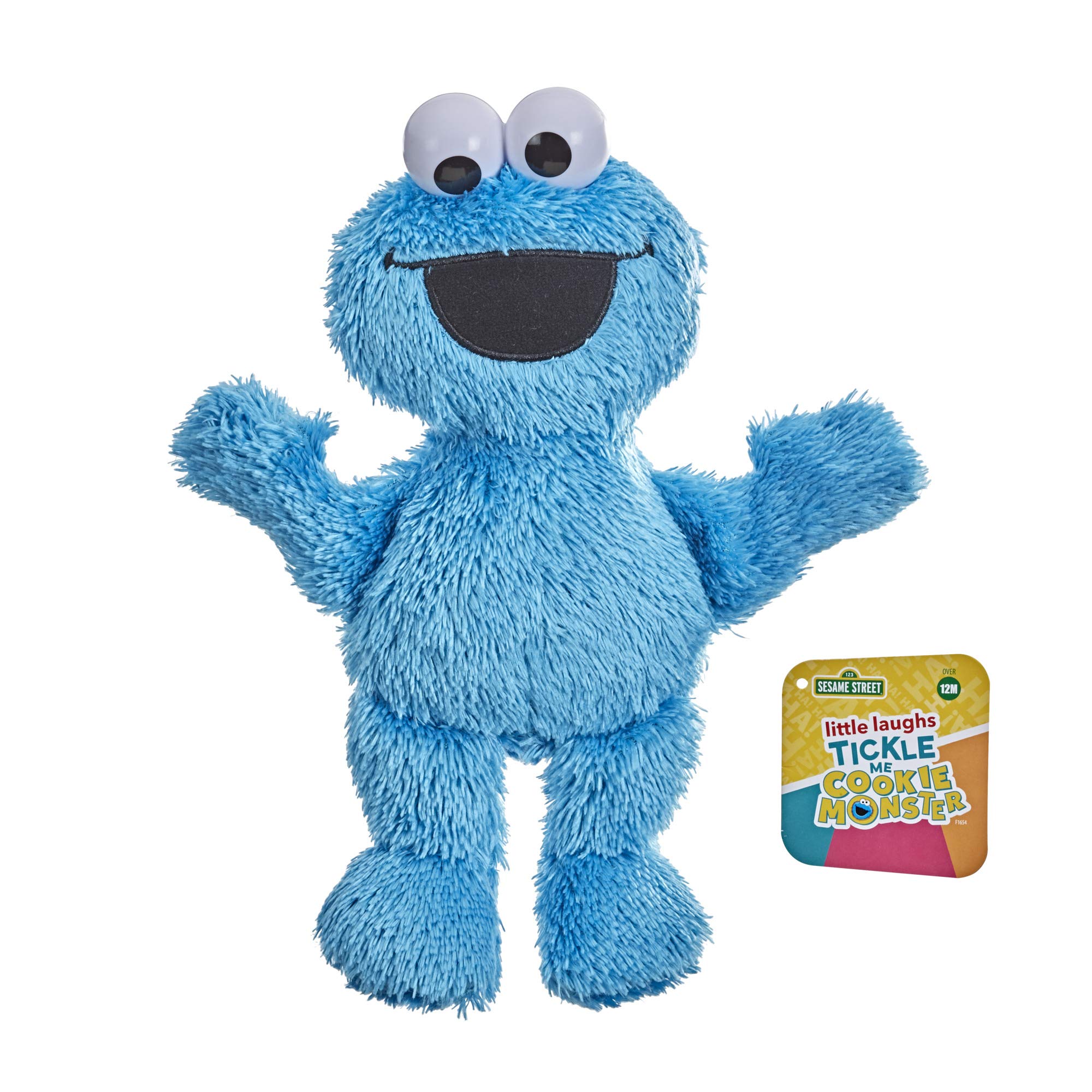 Foto 3 pulgar | Juguete De Peluche Sesame Street Little Laughs Tickle Me Cookie Monster - Venta Internacional.