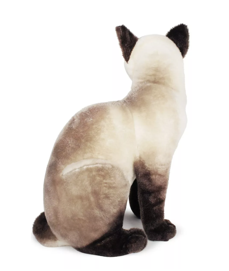 Foto 5 pulgar | Gato De Peluche Realista Siamés Viahart 36 Cm Color Stefan Siamese T