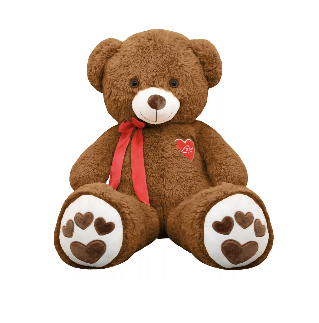 Foto 2 pulgar | Oso De Peluche Grande Gigante Corazón 1 Metro Pelucheria T