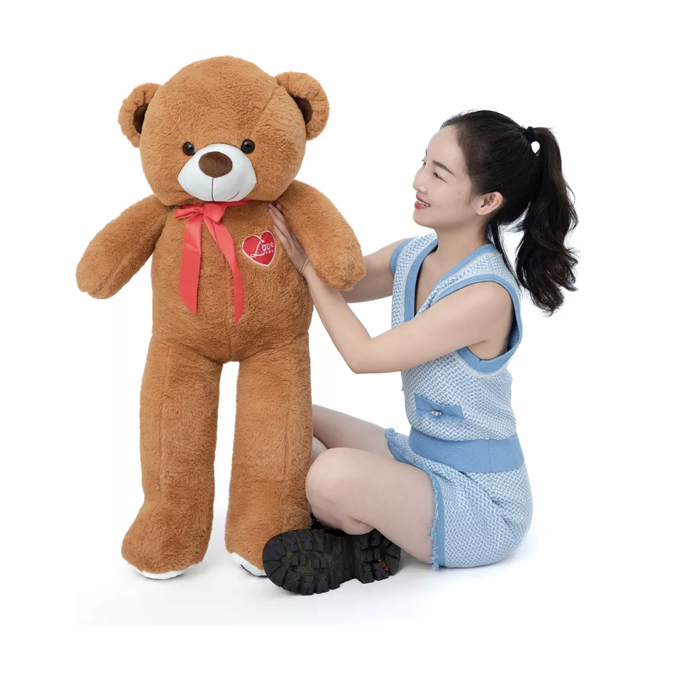 Foto 2 | Oso De Peluche Grande Gigante Corazón 1 Metro Pelucheria T
