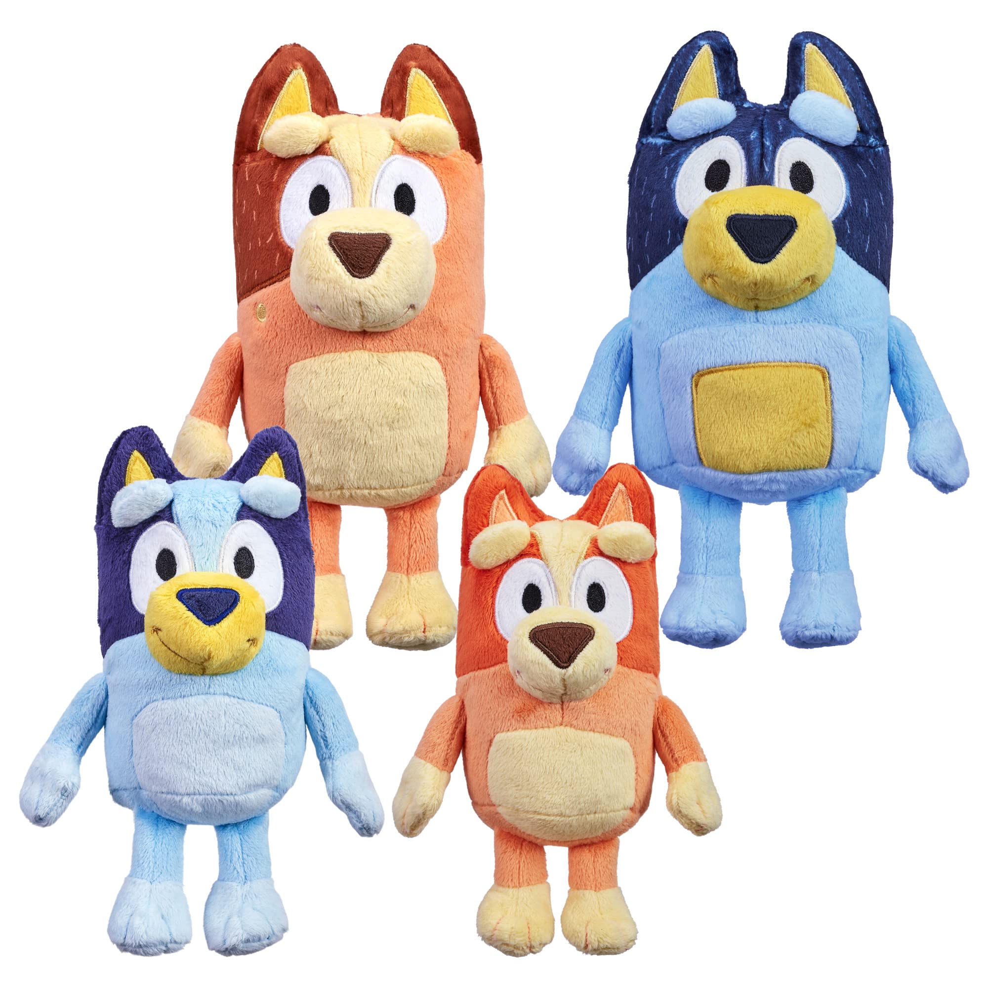 Foto 2 pulgar | Set De Peluche Bluey Heeler Family Con 4 Figuras De Felpa De 7 A 8 - Venta Internacional.