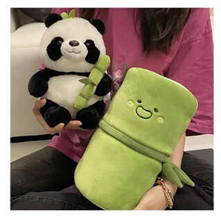 Foto 2 | Muñeco Panda Y Almohada De Felpa De Bambú Regalo Niños 25cm T