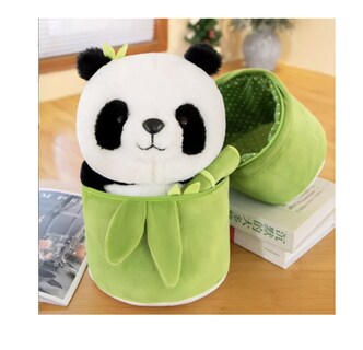 Foto 4 | Muñeco Panda Y Almohada De Felpa De Bambú Regalo Niños 25cm T