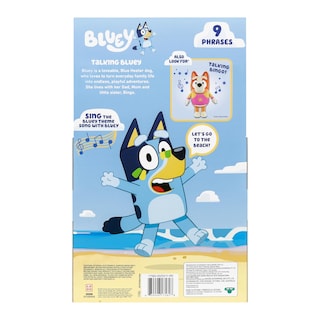 Foto 3 | Peluche Parlante Bluey Talking Beach 13 Con 9 Frases - Venta Internacional.