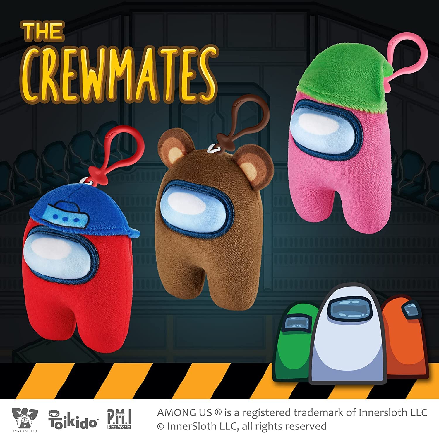 Foto 4 | Coleccionables De Peluche Con Clip P.m.i. Among Us, 5 Pulgadas De Alto Y 3/6 Pulgadas - Venta Internacional.