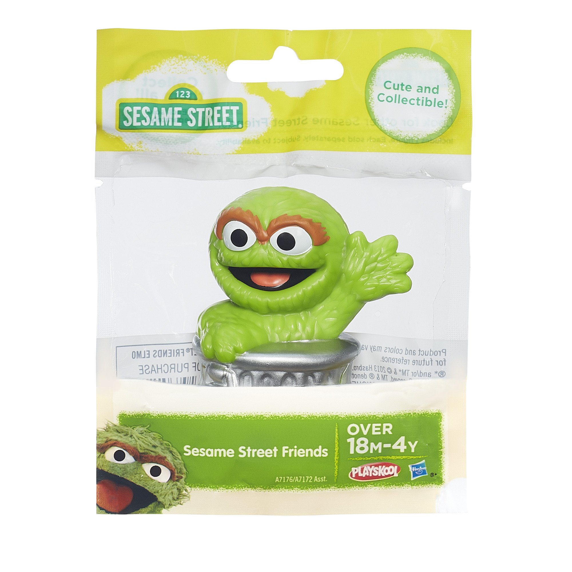 Foto 3 pulgar | Figura Playskool De Sesame Street, Oscar El Gruñón, 6,35 Cm, Pvc - Venta Internacional.